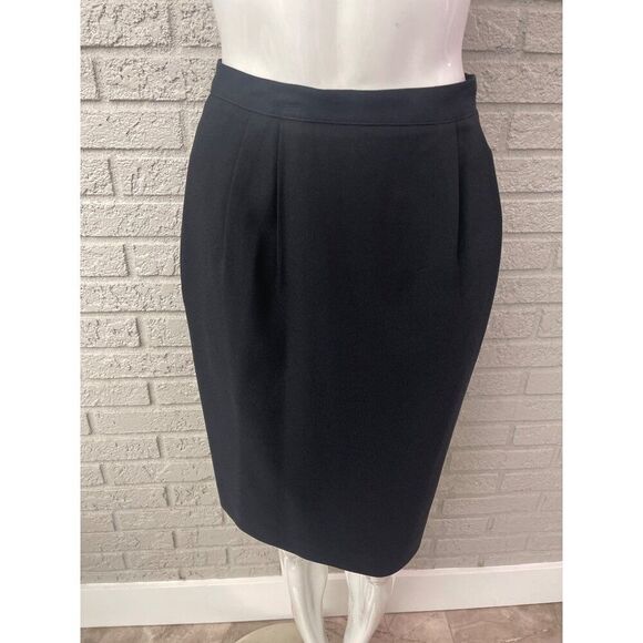 Causal Corner Women Black / White Color Block Two Pcs Skirt Suit Size 6 - Picture 3 of 13